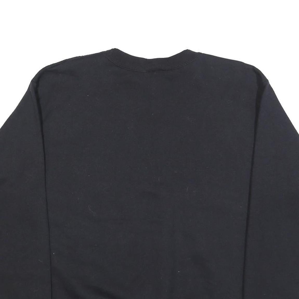 NFL Mens Black Pittsburgh Steelers Crew Neck M Cotton Blend Pullover Sweatshirt