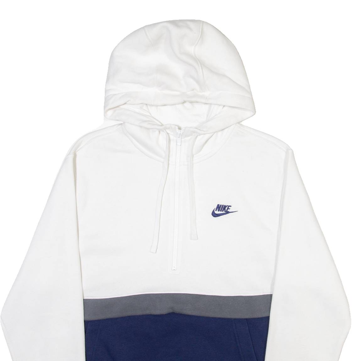 NIKE Mens White Hoodie S