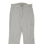 JACK WOLFSKIN Womens Regular Fit Beige Polyester Blend Trousers W32 L29 Outdoor