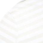 NIKE Mens White Polo Shirt Short Sleeve Striped L Cotton Casual