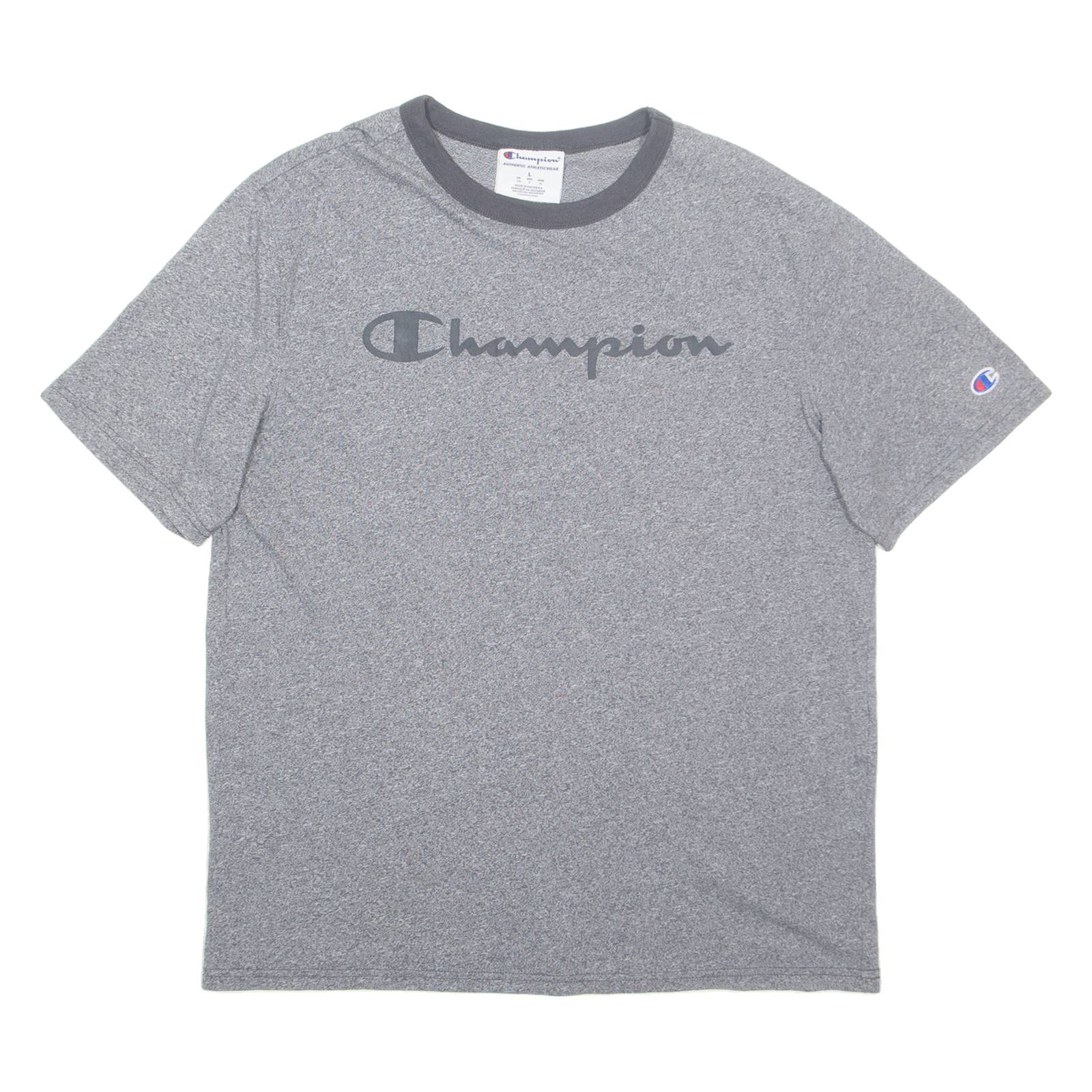 CHAMPION Mens T-Shirt Grey L