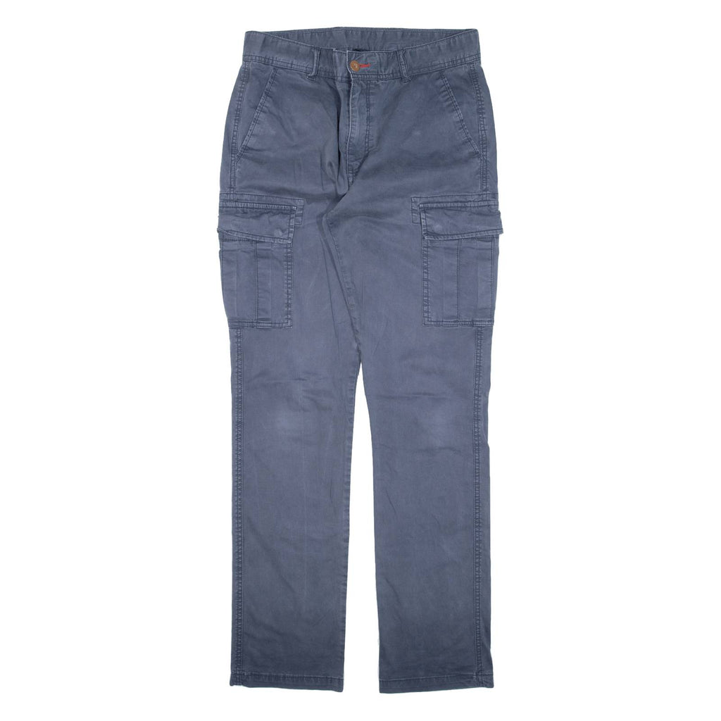 MADDISON WEEKEND Cargo Womens Trousers Blue Slim Straight W30 L32