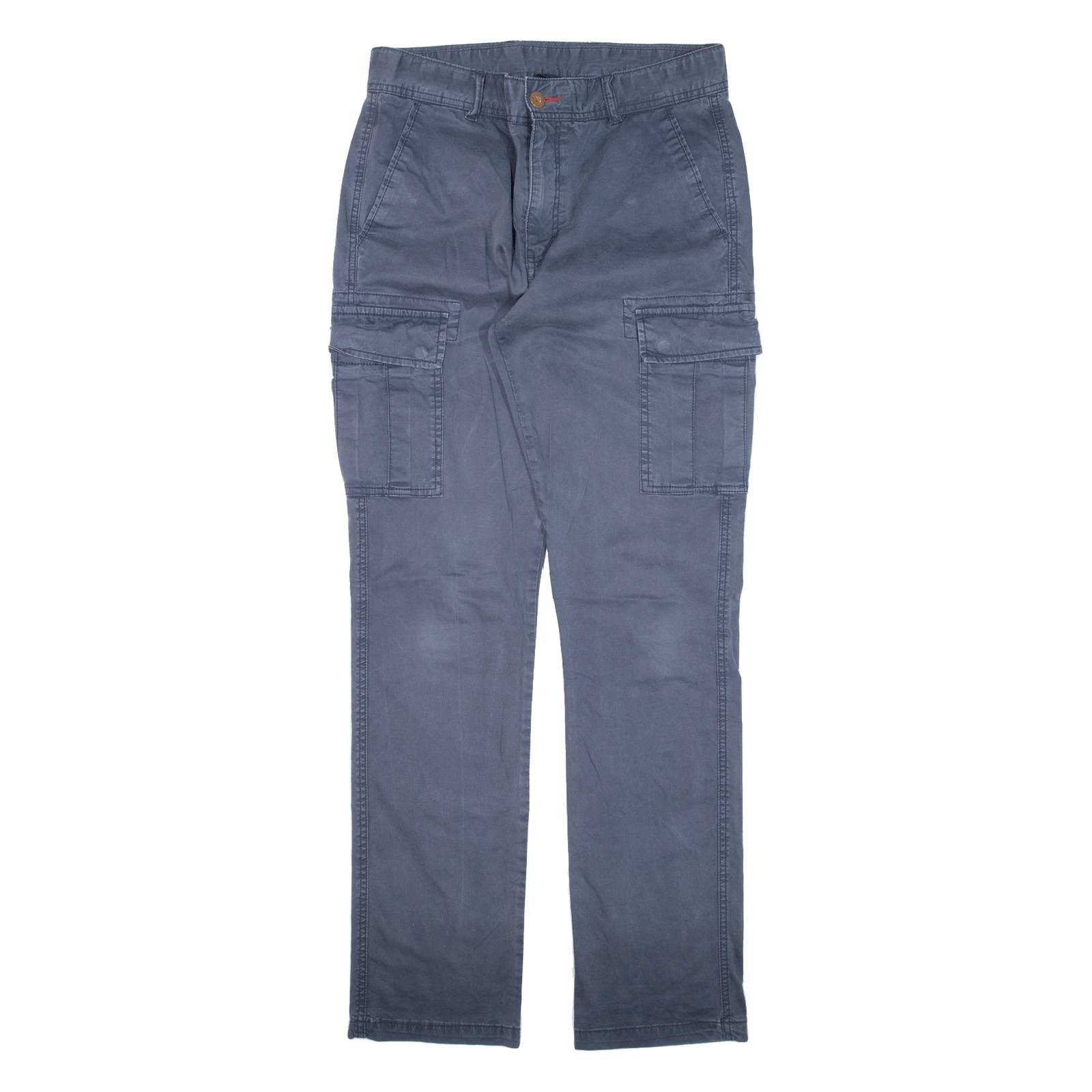 MADDISON WEEKEND Cargo Womens Trousers Blue Slim Straight W30 L32