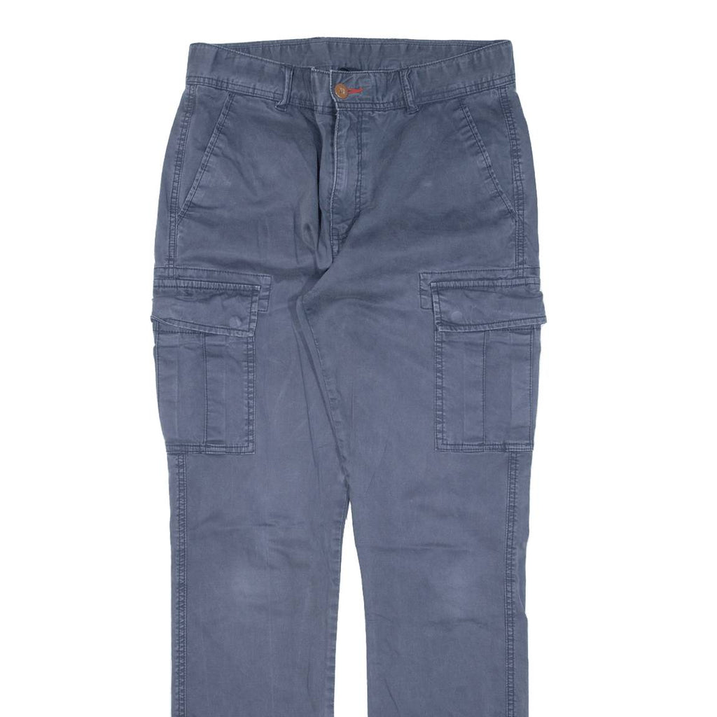MADDISON WEEKEND Cargo Womens Trousers Blue Slim Straight W30 L32