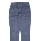 MADDISON WEEKEND Cargo Womens Trousers Blue Slim Straight W30 L32