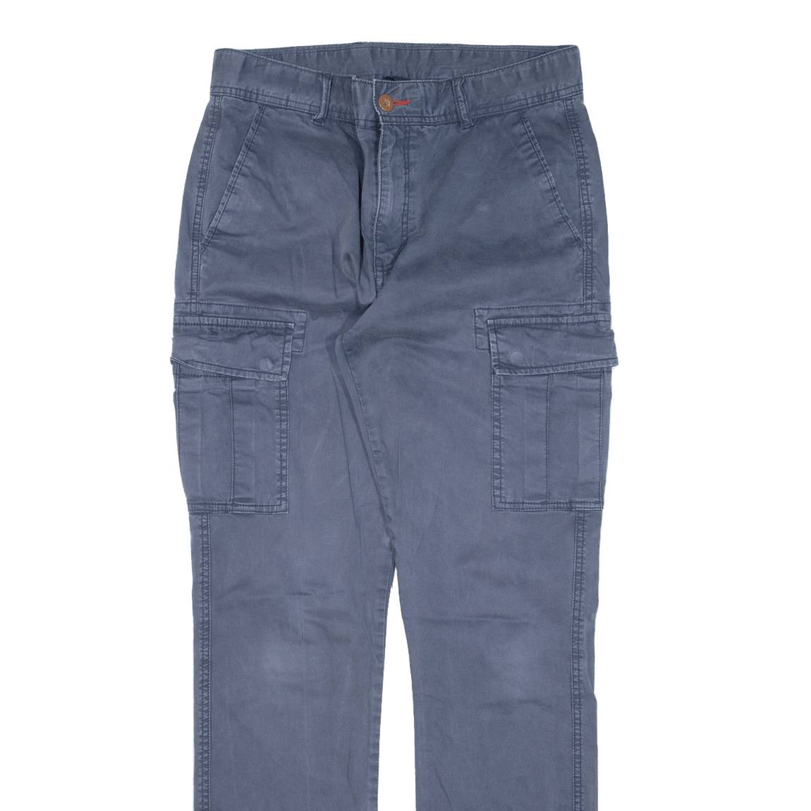 MADDISON WEEKEND Cargo Womens Trousers Blue Slim Straight W30 L32