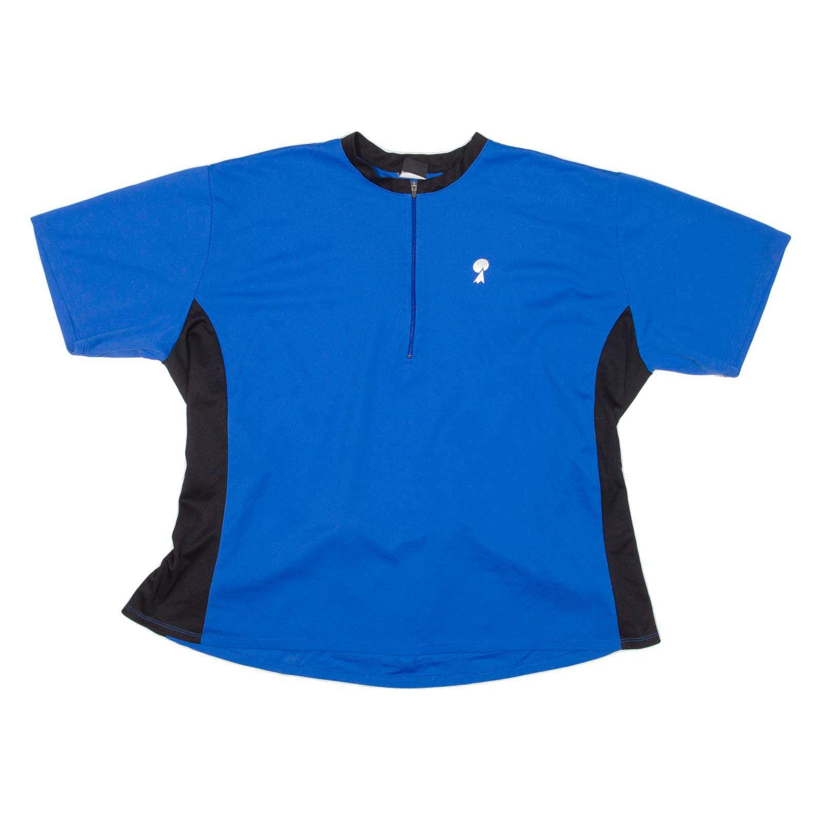 Cycling Womens Jersey Blue 1/2 Zip 2XL