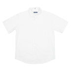 NAUTICA Mens Shirt White Crazy Pattern M