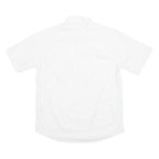 NAUTICA Mens Shirt White Crazy Pattern M