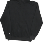 CHAMPION Mens Black Zip Hoodie S Cotton Blend Casual Zip Up Sweatshirt