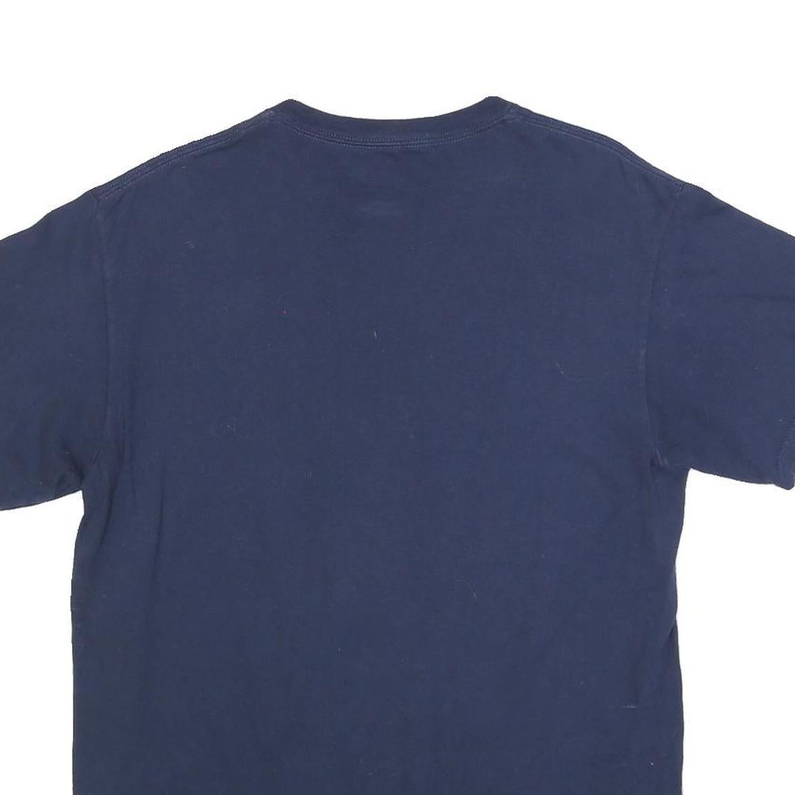 NFL Mens Blue Seattle Seahawks Football Graphic T-Shirt M Short Sleeve Crew Neck