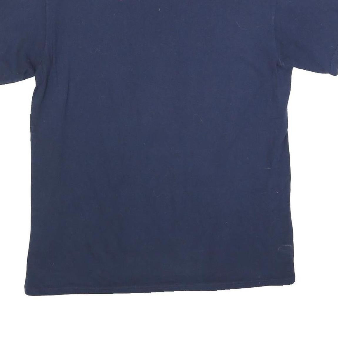 NFL Mens Blue Seattle Seahawks Football Graphic T-Shirt M Short Sleeve Crew Neck