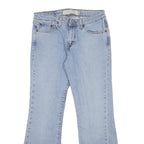 LEVI'S Womens Regular Fit Blue Denim Flared Cotton Blend Jeans W28 L27 Classic