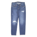LEVI'S 501 Womens Jeans Blue Slim Straight Denim Medium W28 L29 Classic Fit