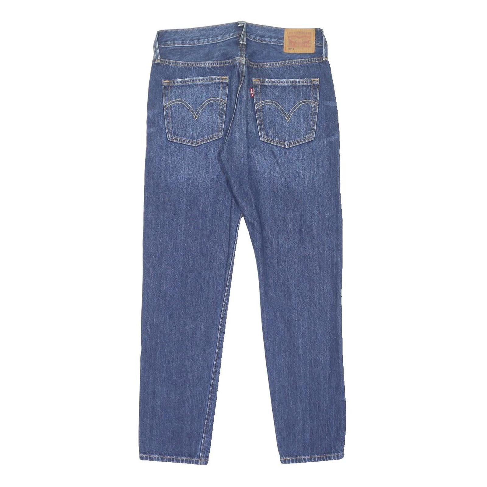 LEVI'S 501 Womens Jeans Blue Slim Straight Denim Medium W28 L29 Classic Fit