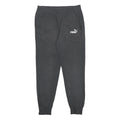 PUMA Mens Joggers Black S W29 L27 Cotton Blend Slim Tapered Fit Logo Sweatpants