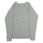 SUPERDRY Floral Womens Sweatshirt Grey Crew Neck UK 12