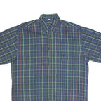 MCGREGOR Oversized Mens Shirt Blue 90s Plaid M