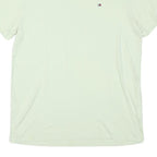 TOMMY HILFIGER Mens White Crew Neck Short Sleeve T-Shirt M Cotton Blend