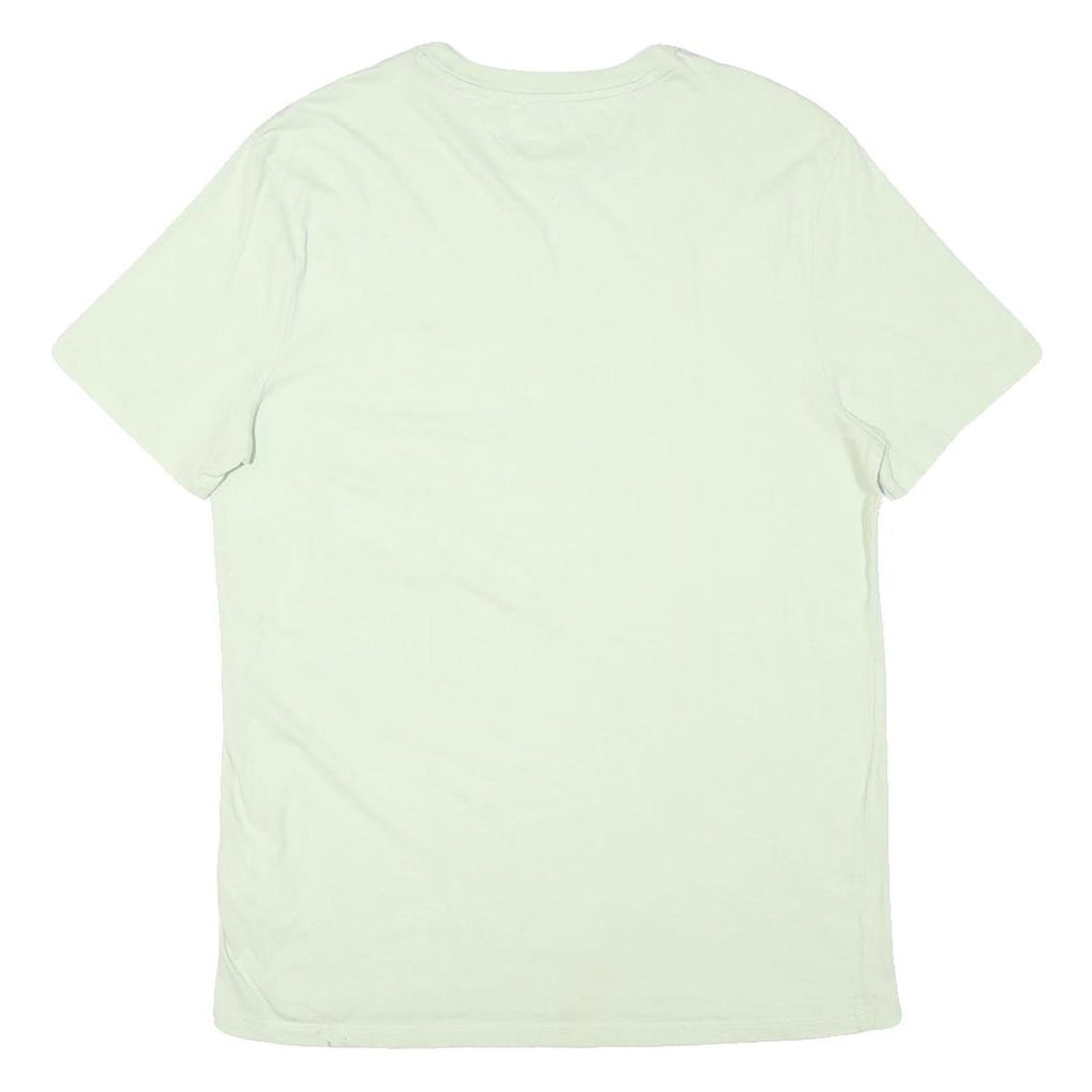 TOMMY HILFIGER Mens White Crew Neck Short Sleeve T-Shirt M Cotton Blend