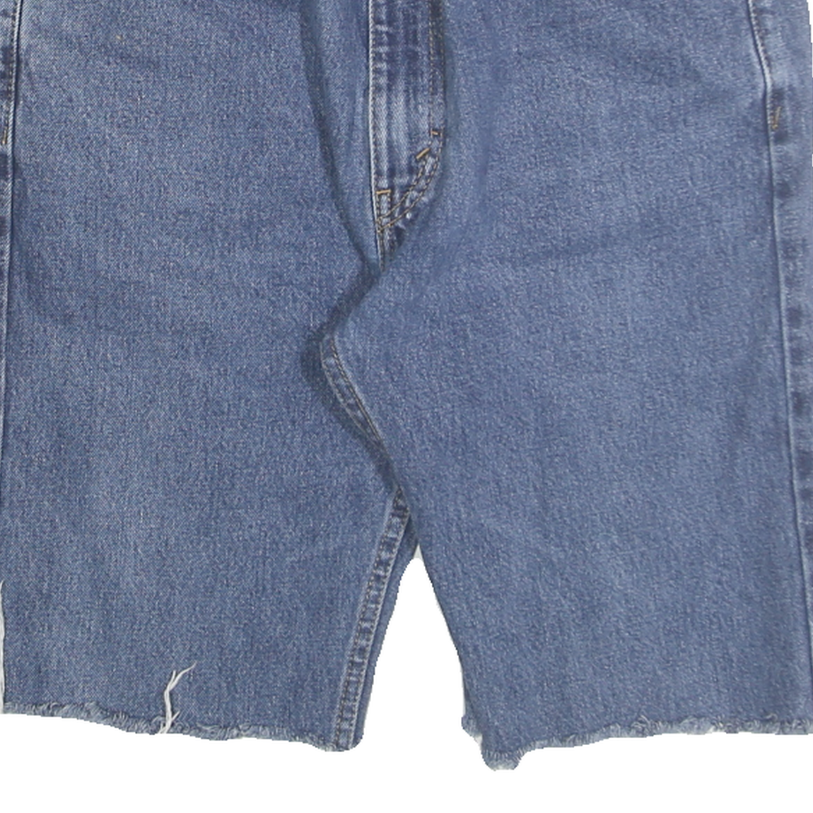 LEVI'S Mens Denim Blue Cut-Off Shorts L W34 Casual Cotton Blend