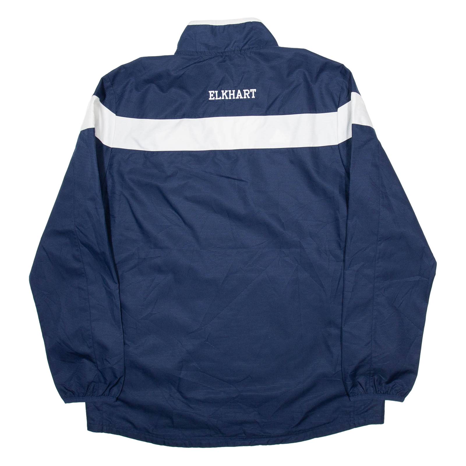 ADIDAS Elkhart Athletics Mens Pullover Jacket Blue USA L