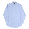 TOMMY HILFIGER Mens Blue Shirt M Classic Fit Cotton Blend Smart Casual