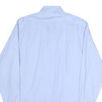 TOMMY HILFIGER Mens Blue Shirt M Classic Fit Cotton Blend Smart Casual