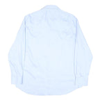 TOMMY HILFIGER Mens Blue Formal Shirt L Cotton Blend Long Sleeve Button Collar