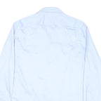 TOMMY HILFIGER Mens Blue Formal Shirt L Cotton Blend Long Sleeve Button Collar