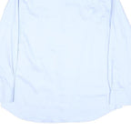 TOMMY HILFIGER Mens Blue Formal Shirt L Cotton Blend Long Sleeve Button Collar