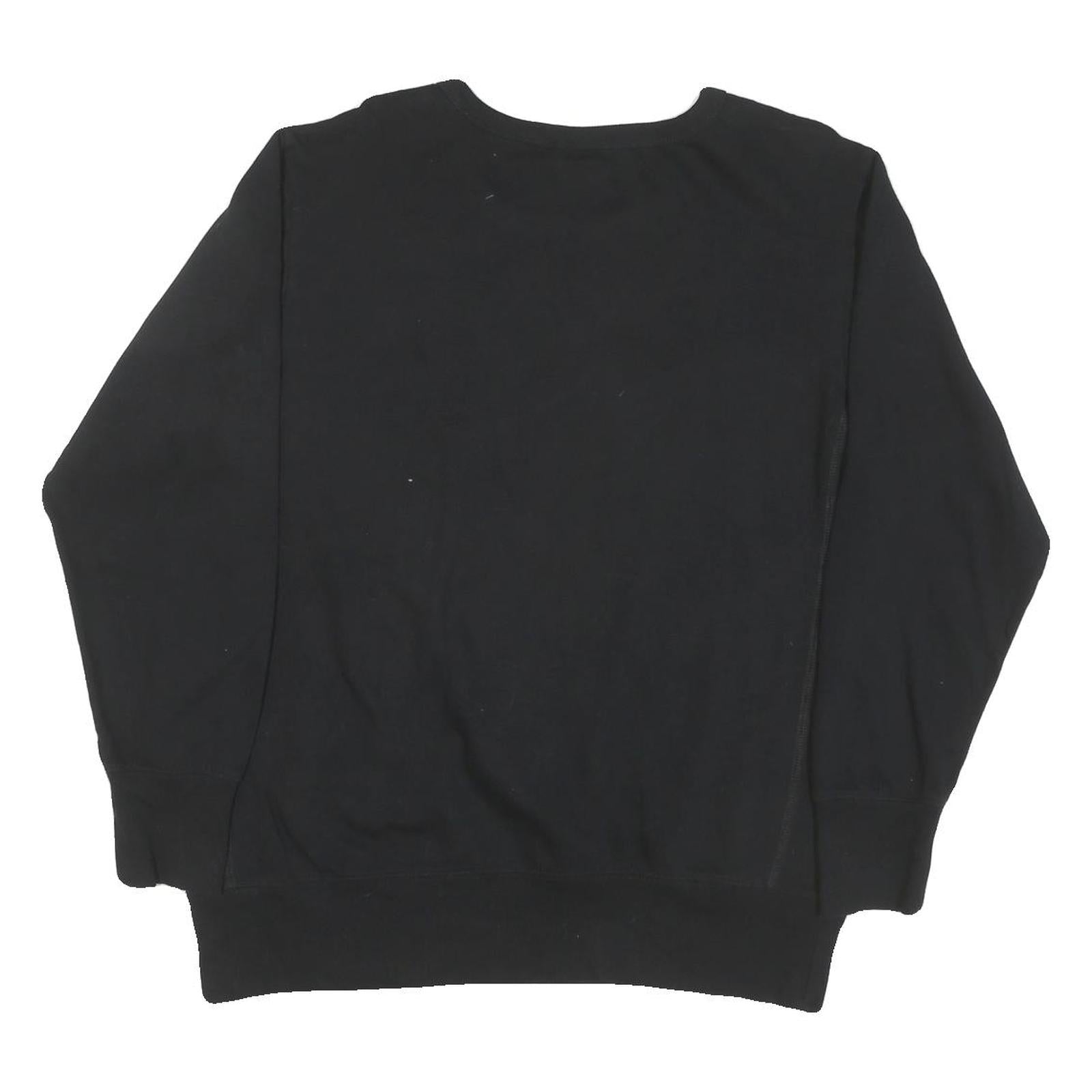 NFL Mens Black Jaguars Football Crew Neck M Cotton Blend Sweatshirt