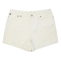 POLO RALPH LAUREN Womens Cream Cotton Blend Casual Shorts Size M W34 Stylish