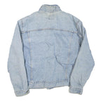 LEE Mens Blue Denim Button Jacket XL Cotton Blend Classic Vintage Style