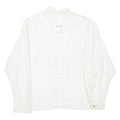Womens Shirt White Floral Long Sleeve XL