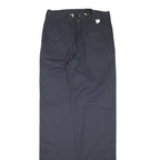 DICKIES Mens Cotton Blend Navy Regular Straight Trousers W31 L39 Workwear
