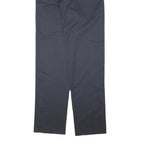 DICKIES Mens Cotton Blend Navy Regular Straight Trousers W31 L39 Workwear