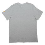 NIKE Mens Grey Man Utd Graphic T-Shirt 2XL Short Sleeve Crew Neck Cotton Blend