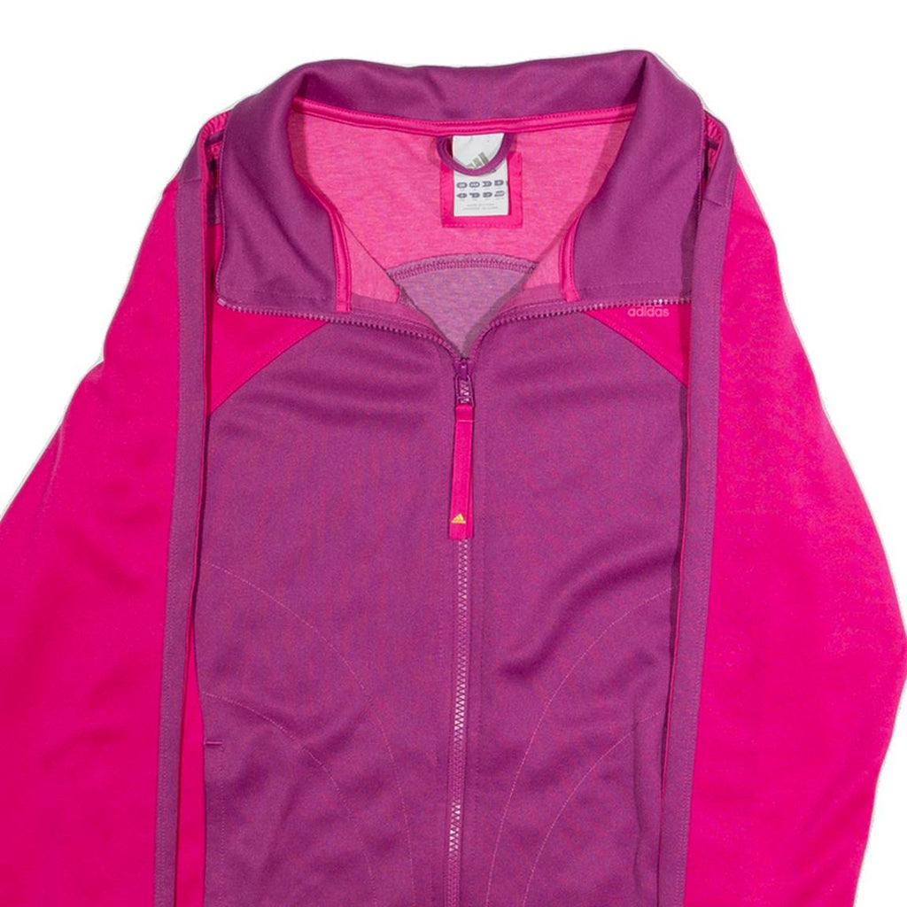 ADIDAS Womens Track Jacket Purple M