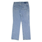 GUESS Low Rise Womens Jeans Blue Regular Bootcut Stone Wash W32 L30