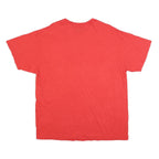 MAJESTIC Mens Red Angels Graphic T-Shirt XL Short Sleeve Crew Neck Casual