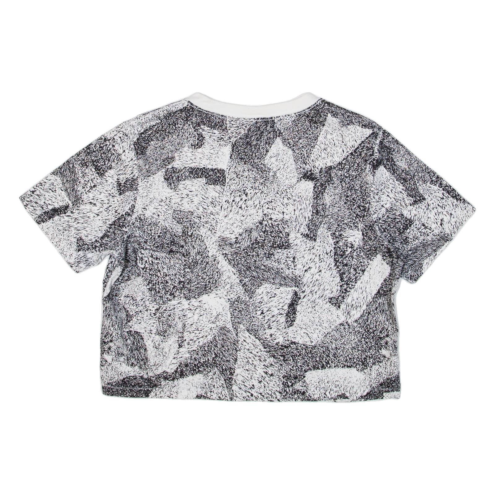 NIKE Cropped Womens T-Shirt White S