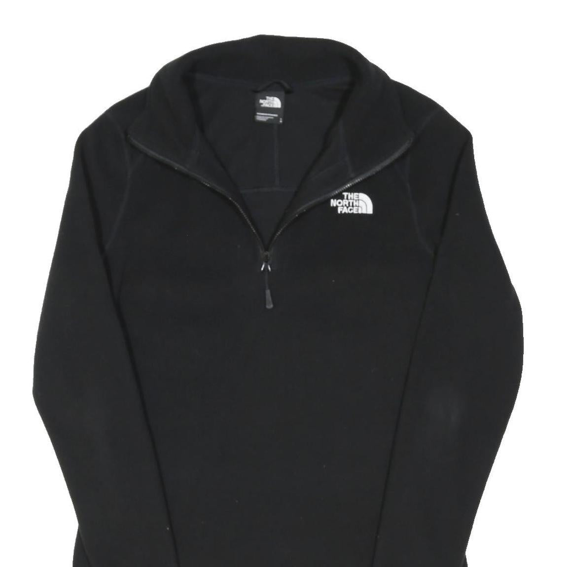 THE NORTH FACE Womens Black Jacket L Polyester Blend Plain Zip Outdoor