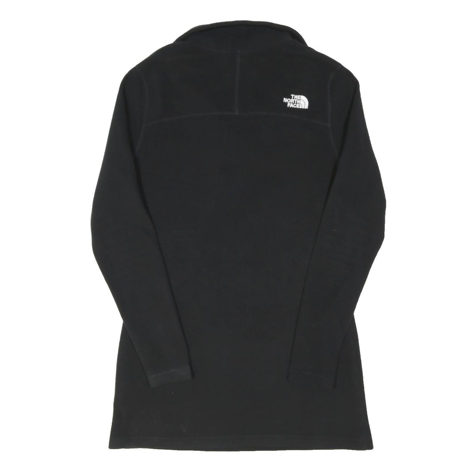 THE NORTH FACE Womens Black Jacket L Polyester Blend Plain Zip Outdoor