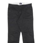 LEVI'S Mens Slim Black Cotton Blend Slim Trousers W31 L30 Classic Zip Closure