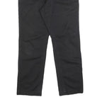 LEVI'S Mens Slim Black Cotton Blend Slim Trousers W31 L30 Classic Zip Closure