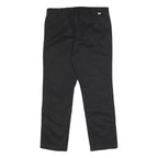 LEVI'S Mens Slim Black Cotton Blend Slim Trousers W31 L30 Classic Zip Closure