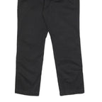 LEVI'S Mens Slim Black Cotton Blend Slim Trousers W31 L30 Classic Zip Closure