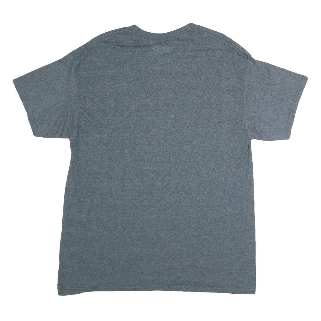 NBA Mens Grey Oklahoma City Thunder Graphic T-Shirt L Crew Neck Short Sleeve