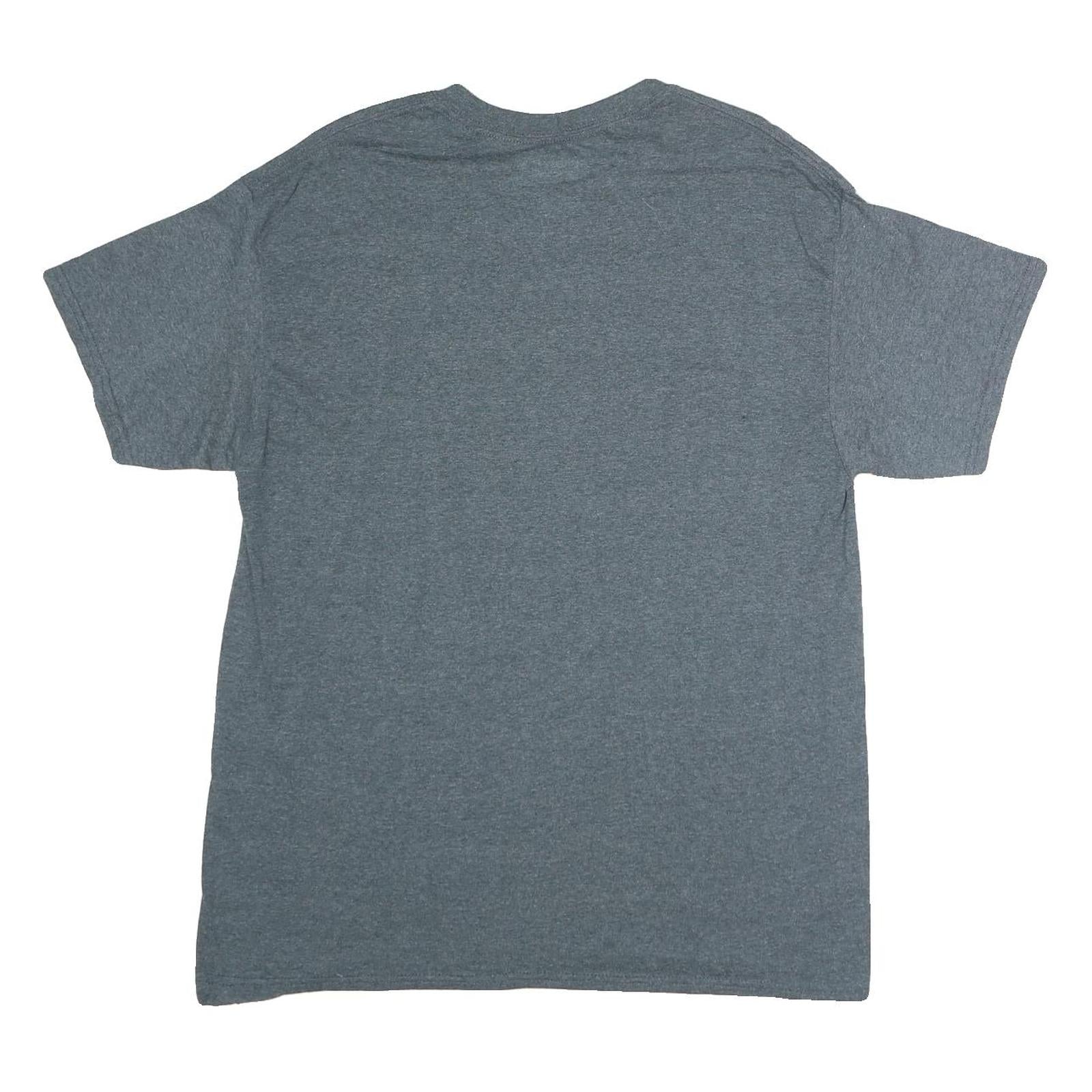 NBA Mens Grey Oklahoma City Thunder Graphic T-Shirt L Crew Neck Short Sleeve